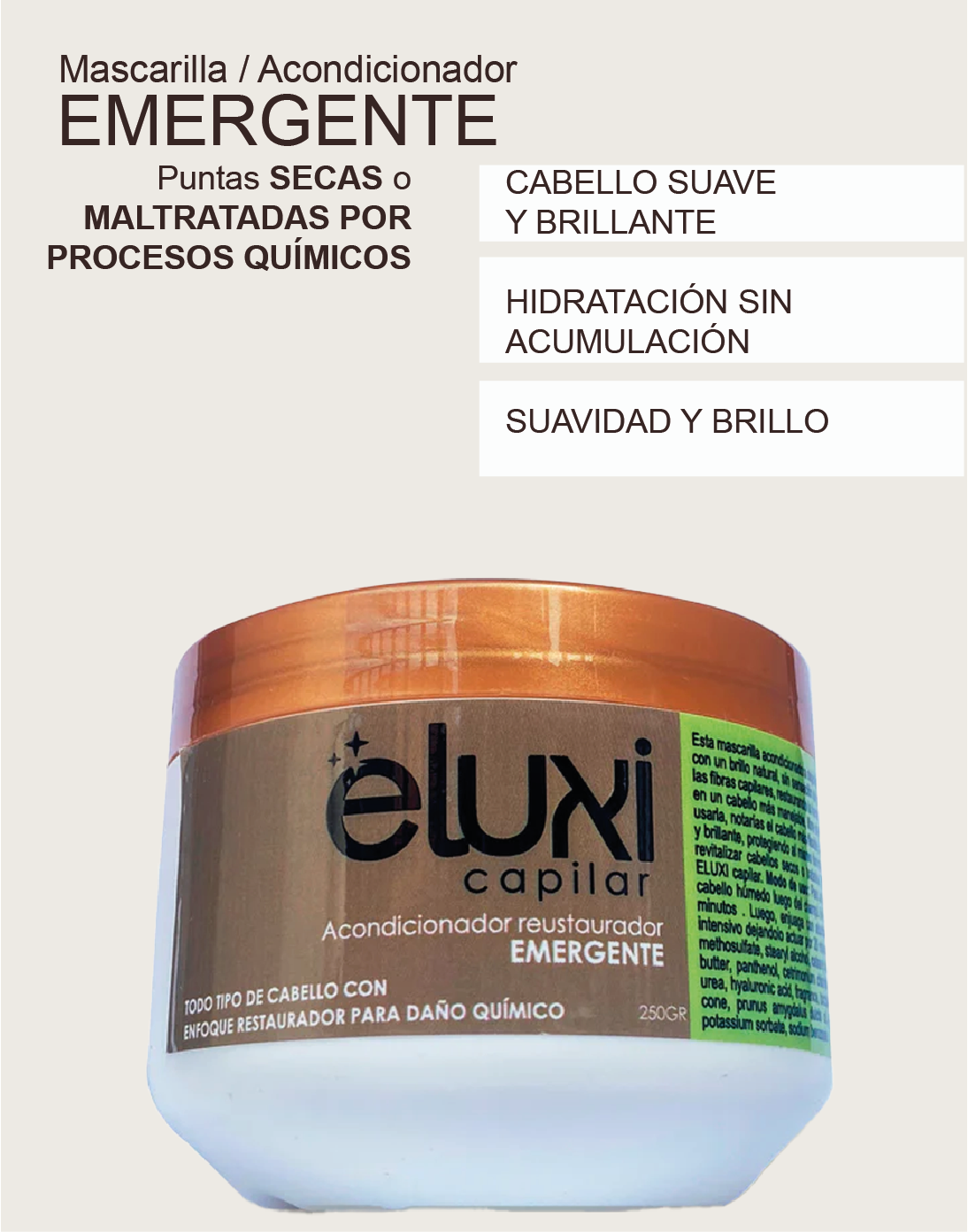 mascarilla / acondicionador EMERGENTE
