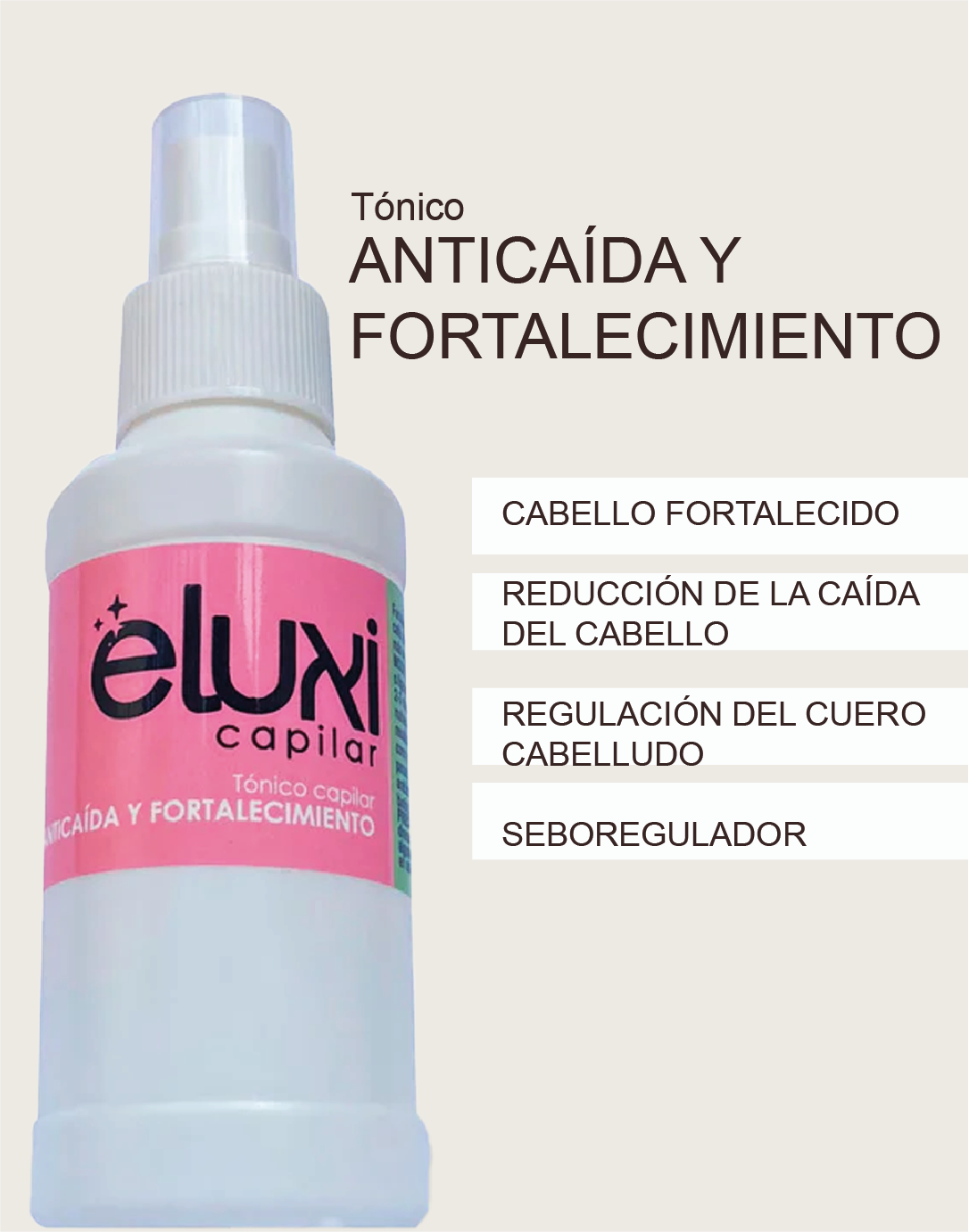 Tónico capilar ANTICAÍDA Y FORTALECIMIENTO